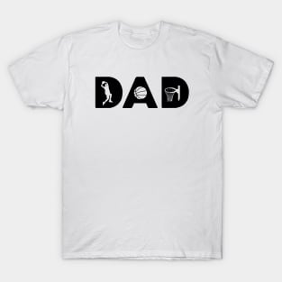 basketball dad-father's day T-Shirt
